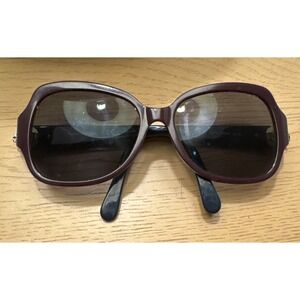 Tory Burch ty 7059 57 16 135 Plum Color Frames Women's Logo Sunglasses